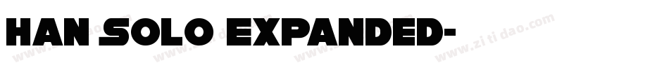Han Solo Expanded字体转换